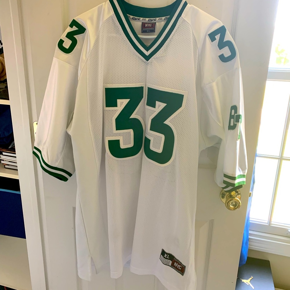 212 NYC Green and White Jersey XL